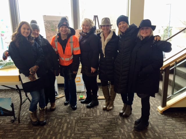 The Property Shop Brokers at Glenwood Springs City Hall preparing to start the Grand Avenue Bridge tour with Kathleen Wanatowicz | The Property Shop, Inc.