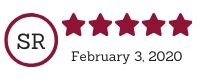 5 Star Google Review -Kathy Westley, Feb 3, 2020