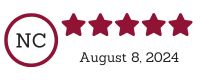 5 Star Zillow Review - Amy Luetke, August 8, 2024