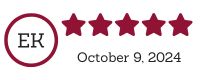 5 Star Zillow Review - Janelle Lundin, Oct 9, 2024